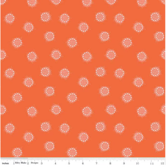 Riley Blake | Celebrate | Circles | Orange
