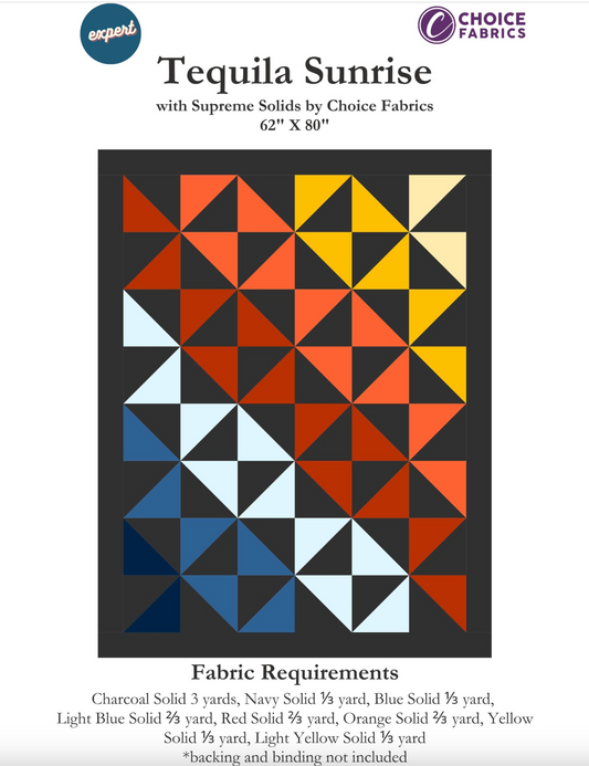 Tequila Sunrise Quilt Kit