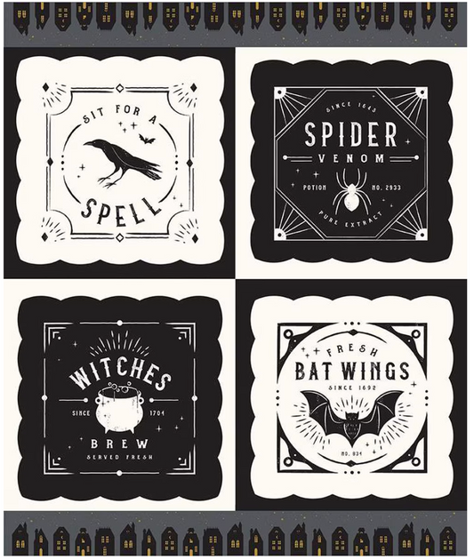 Riley Blake | Sophisticated Halloween Pillow Panel