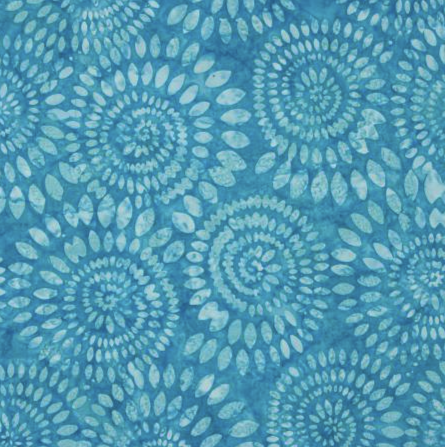 Riley Blake | Batiks | Dahlias Calypso | WIDEBACK
