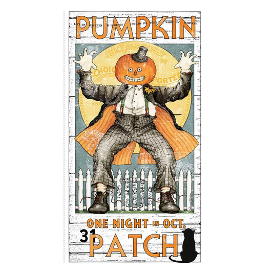 Riley Blake | Pumpkin Patch Pumpkin Poster | Main Panel | J. Wecker Frisch