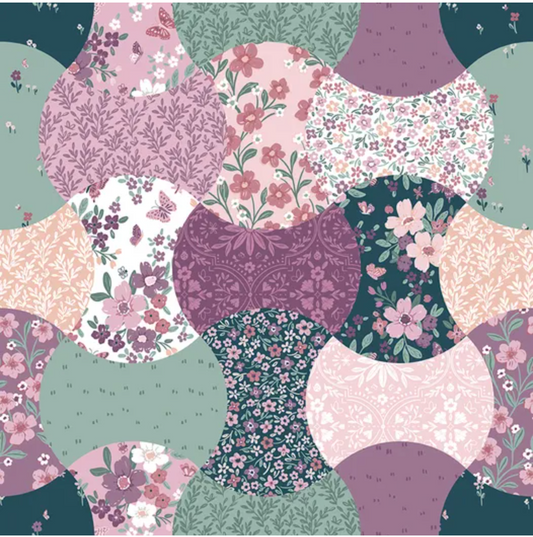 Riley Blake | Buds & Butterflies | Cheater Print | Multi | Cayla Naylor