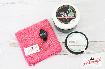 SEW-RETRO Clean & Shine KIT for Vintage Sewing Machine - Singer Featherweight 221 or 222