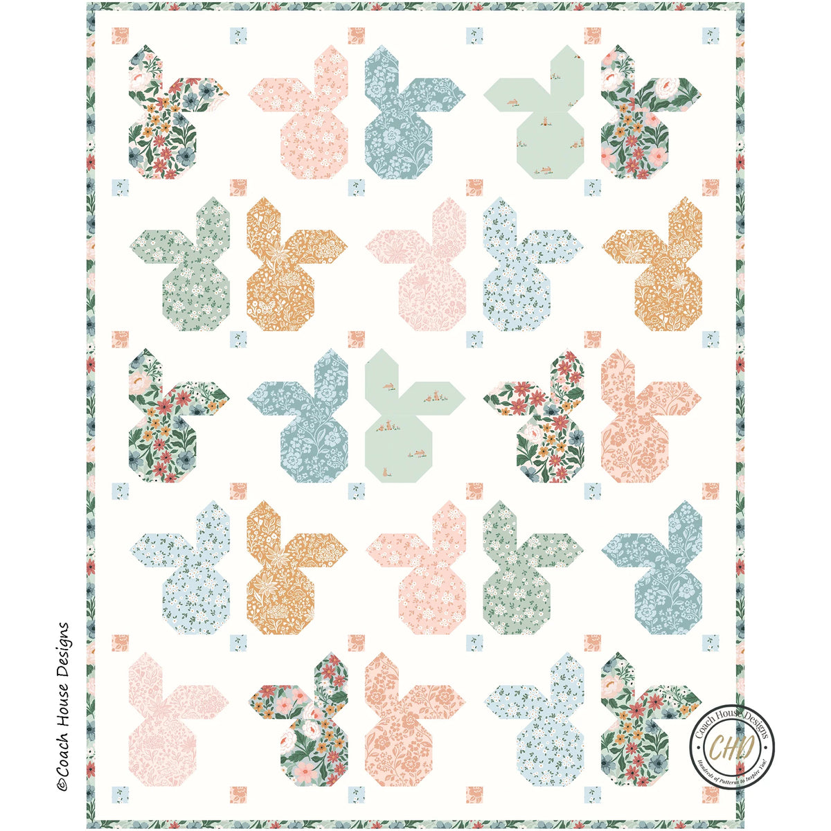 Sweet Baby Bunny | Coach House Designs | Baby Quilt Pattern