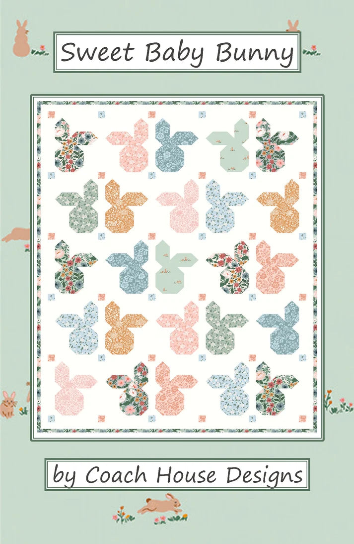 Sweet Baby Bunny | Coach House Designs | Baby Quilt Pattern
