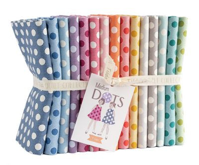 Tilda | Medium Dots | Fat Quarter Bundle | 15PC