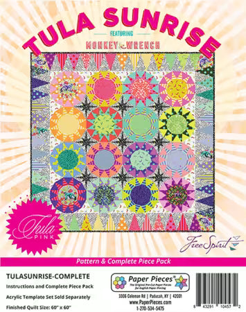 Tula Sunrise Complete Pattern and Paper Piece Pack - Checker item TULASUN-COMP