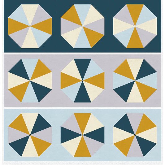 Paintbrush | Quilting Rockstar | 44" Panel | Blue