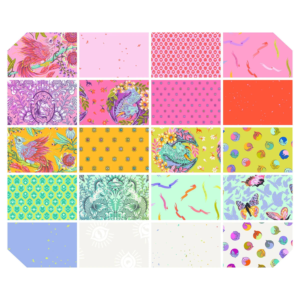 FreeSpirit Fabrics | Legendary | 2.5" Mini Charm Pack | FB18MCTP.LEGENDARY | Tula Pink