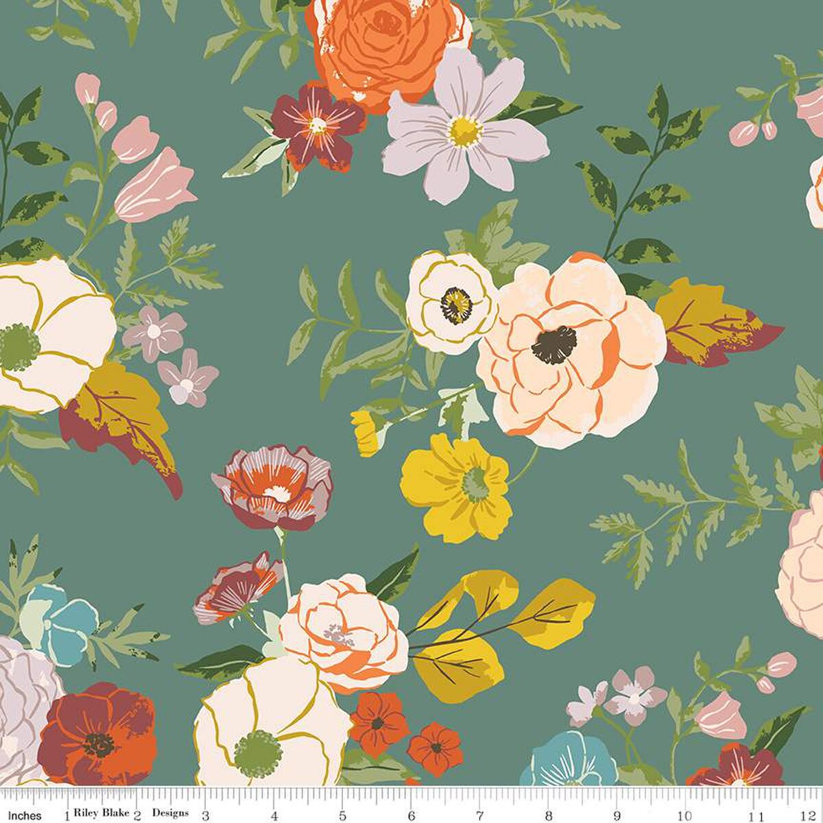 Riley Blake | Winged Melody | WB16140 | Teal