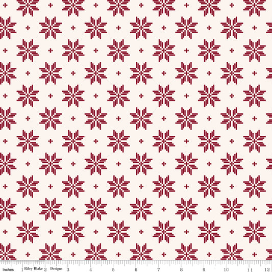 Riley Blake | Foxglove | 107/108" Wide Back Stars | Cream | WB18088-CREAM