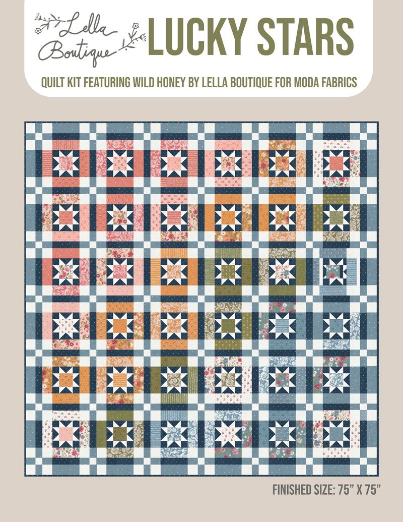 Quilt Kit | Moda | Leila Boutique | Wild Honey | Quilt Kit | 75" X 75"