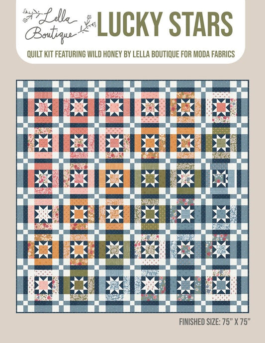 Quilt Kit | Moda | Leila Boutique | Wild Honey | Quilt Kit | 75" X 75"