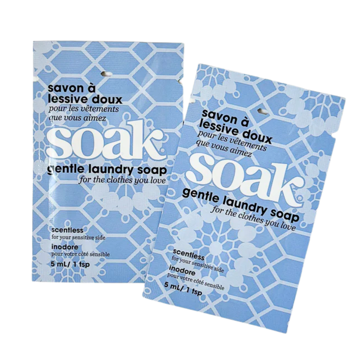 Soak | Gentle Laundry Soap | Scentless | 5mL