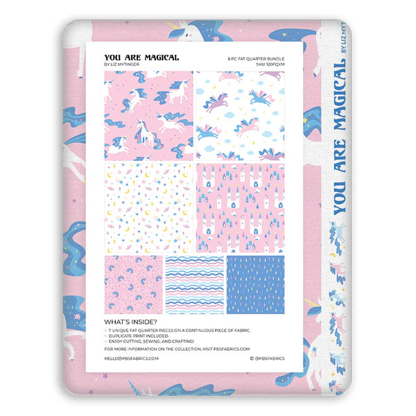 Paintbrush Studio | You Are Magical by Liz Mytinger | 8PC Fat Quarter Bundle