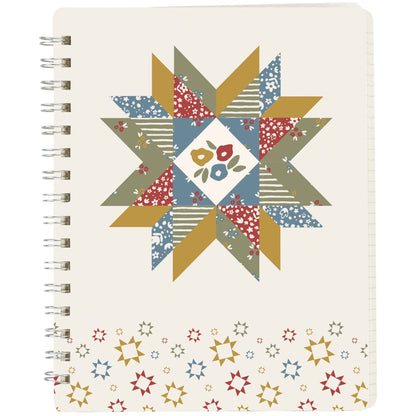 Star Quilt Spiral Notebook