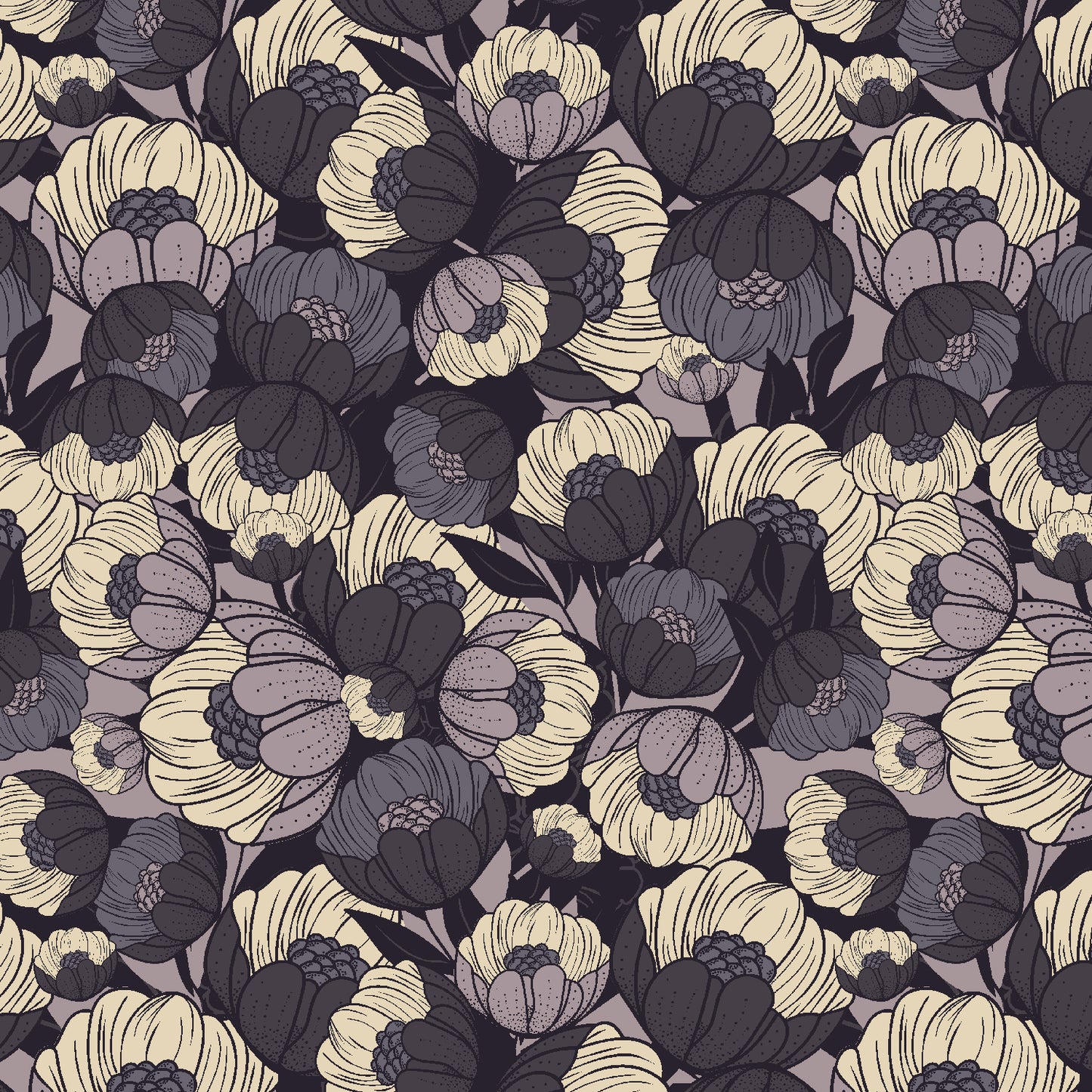Cotton + Steel | Ash Cascade | Scout Lake | Wild Flora | AC401-PL1