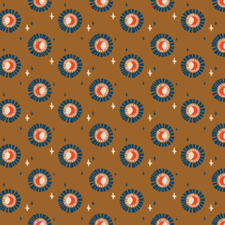 Cotton + Steel | Riverbank | Cascade Sun | Burnt