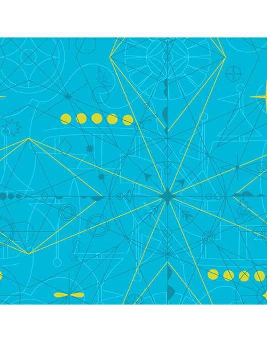 Andover | Alison Glass | Sun Print 2022 | Compass | Water