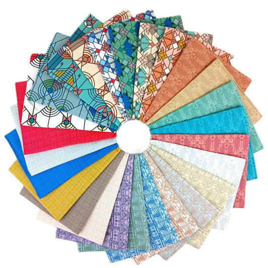 Frank Lloyd Wright Fat Quarter (23) April Showers