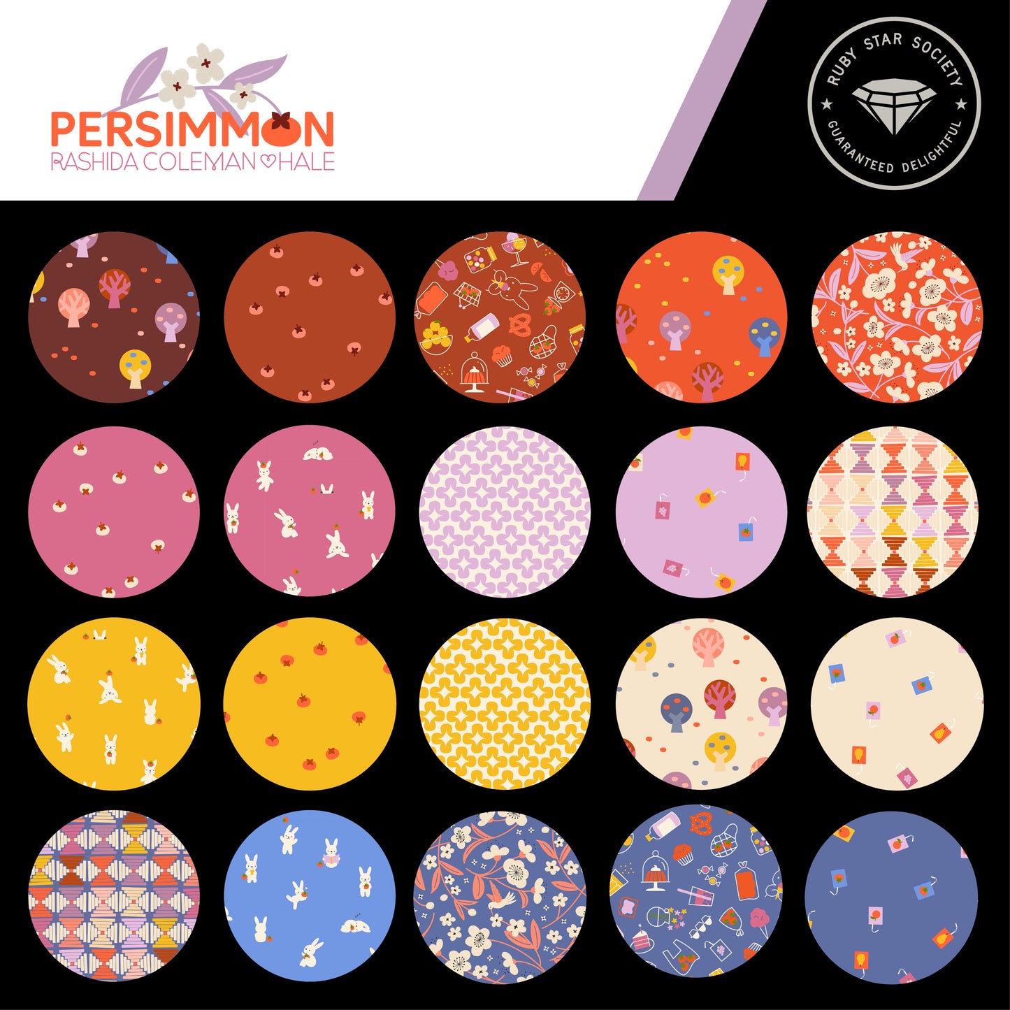 Ruby Star Society | Persimmon | Mini Charm Pack | Rashida Coleman Hale