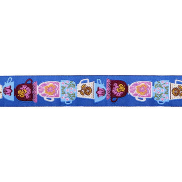 Ribbon | Hello Alice | Teacups | 7/8" width | by Sarah Watts