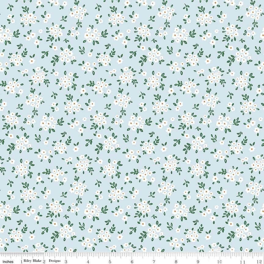 Riley Blake | Sweet Cotton Tales | Blooming Bliss | Powder