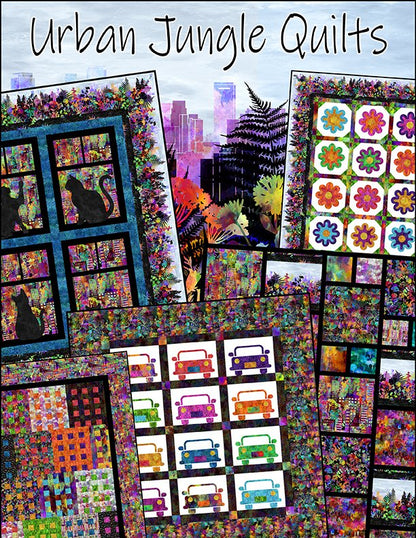 In The Beginning Fabrics | Jason Yenter | Urban Jungle Quilts | Contains 5 Quilt Patterns