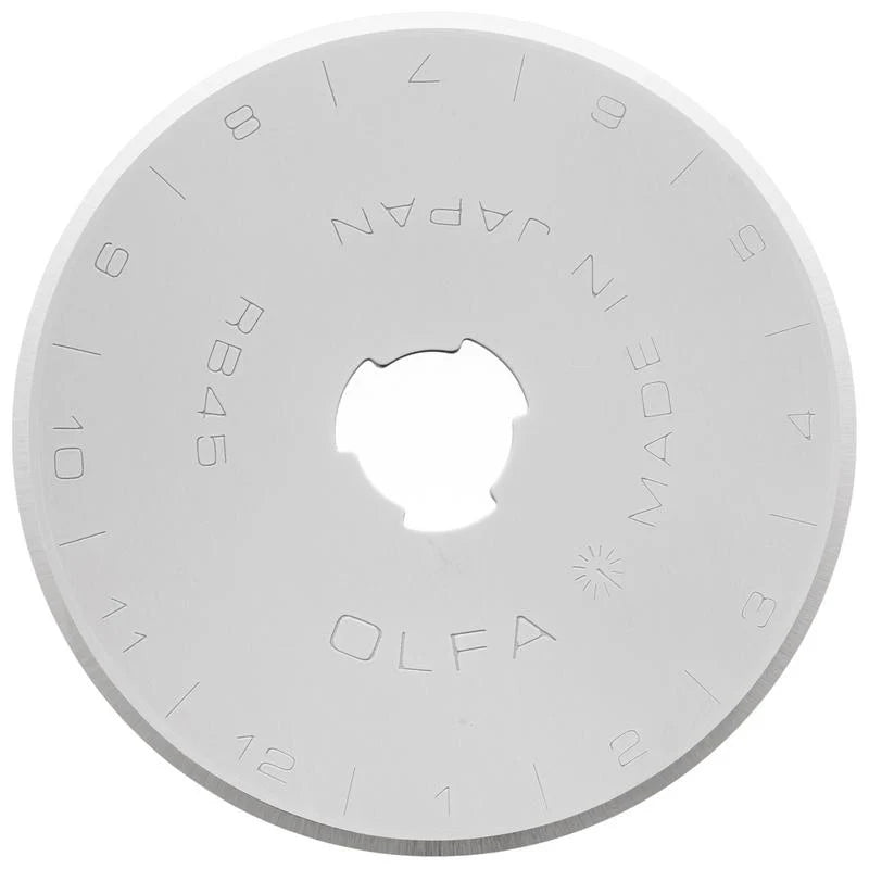 Olfa | 45mm Rotary Blade Replacement | Available in 1, 2, 5, and 10 Pack
