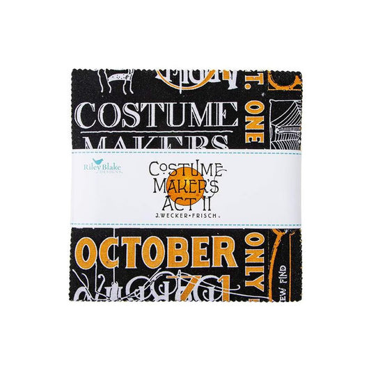 Riley Blake | J. Wecker Frisch | Costume Maker's Act II | Charm Pack