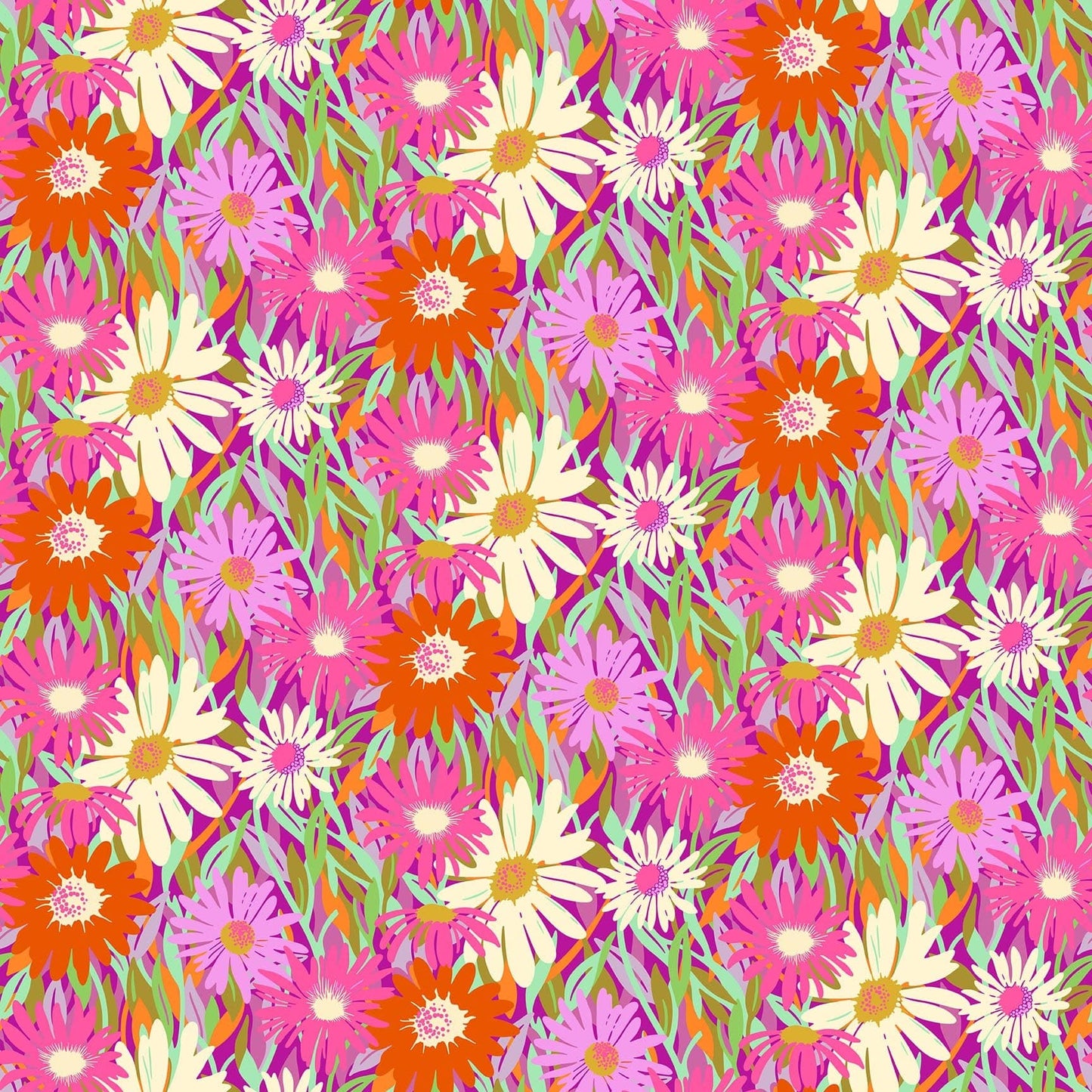 FIGO Fabrics| Daisy Crush | Unchained in Violet | Heather Bailey