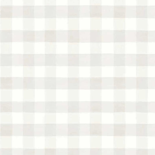P&B Textiles | Farm View | Soft Plaid | White