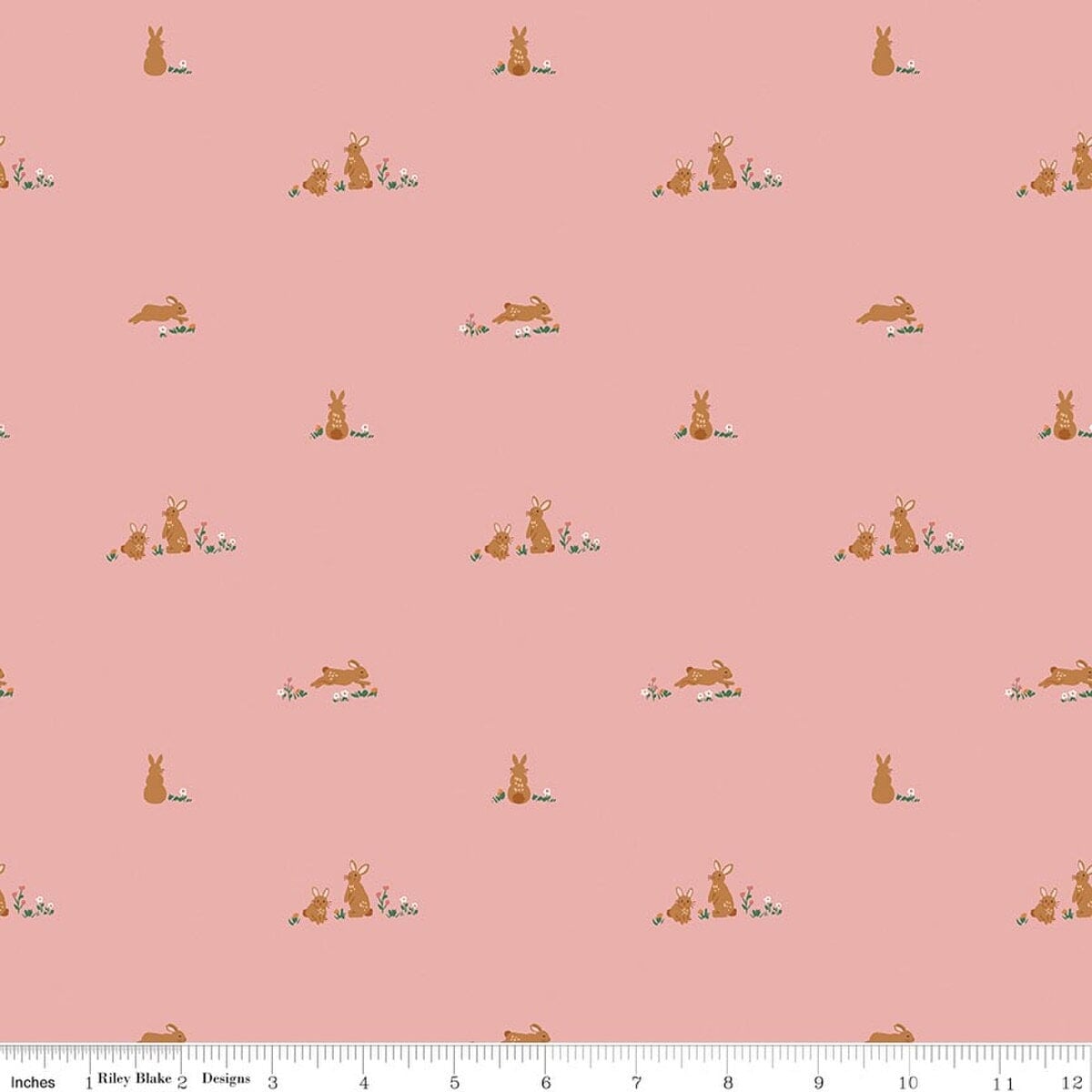 Riley Blake | Sweet Cotton Tales | Flopsy Fields | Pink
