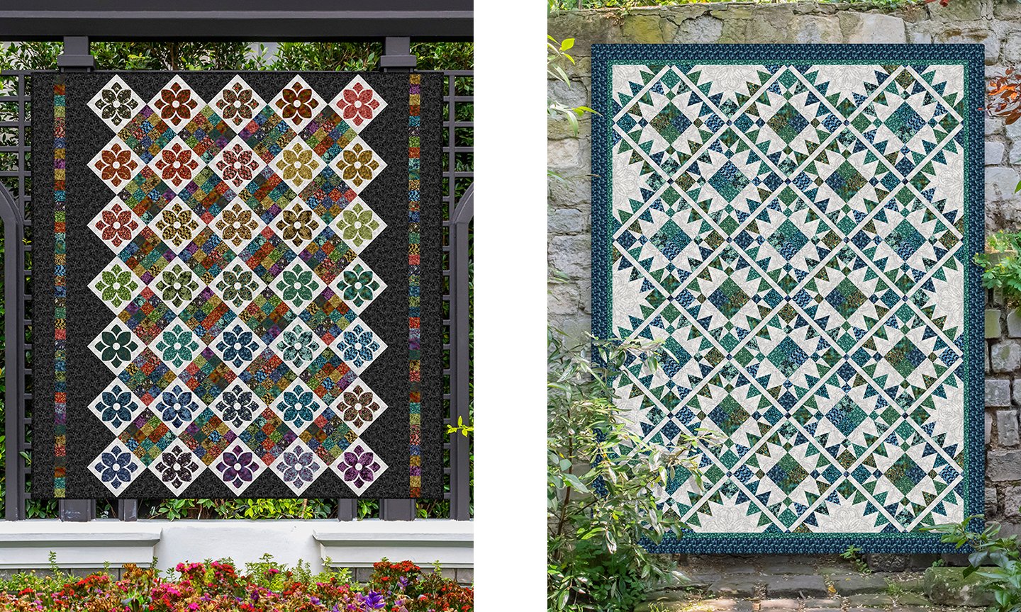 In The Beginning Fabrics | Gray Sky Studio | Garden of Riches Quilts | Contains 6 Sewing Patterns