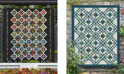 In The Beginning Fabrics | Gray Sky Studio | Garden of Riches Quilts | Contains 6 Sewing Patterns