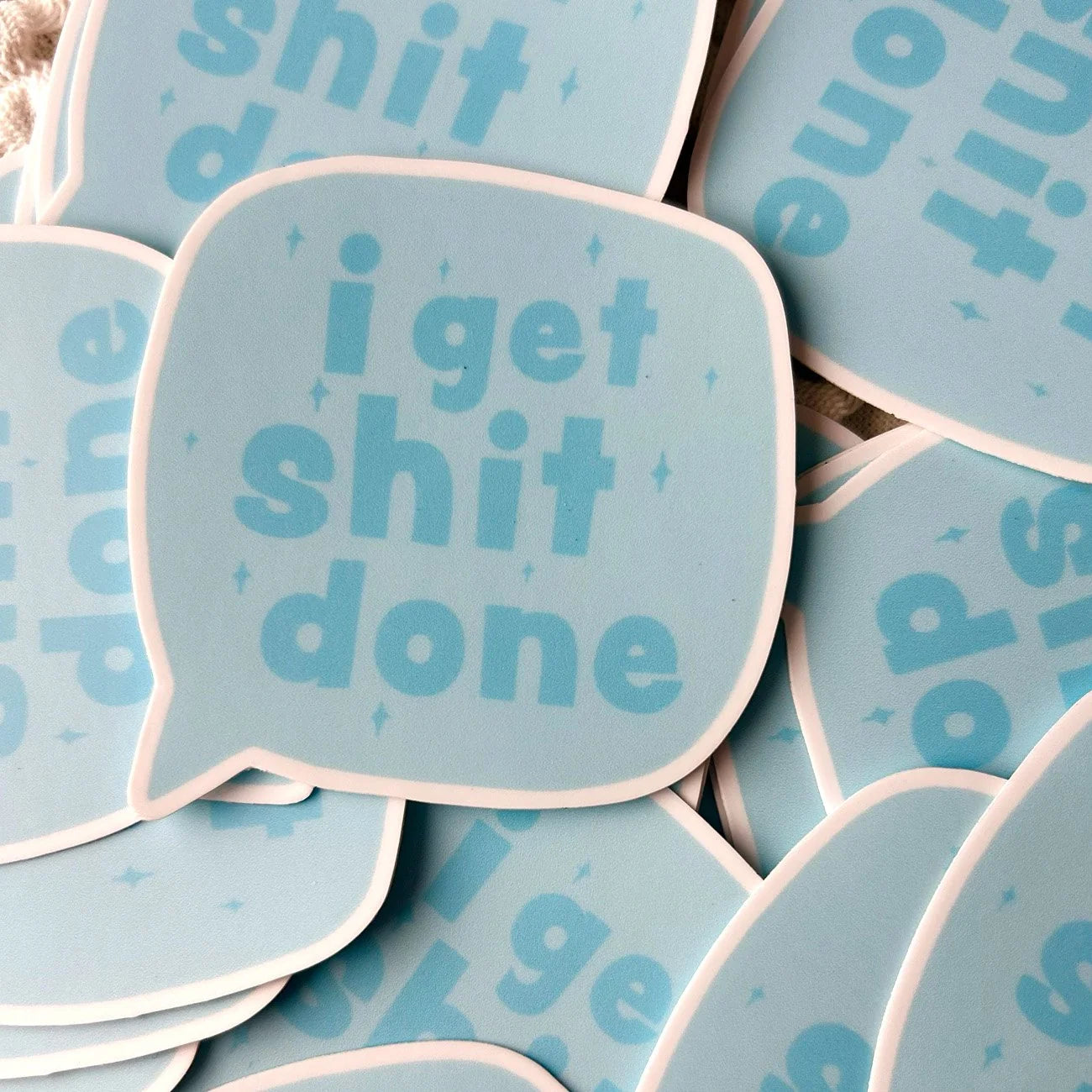 Moda | Kati Cupcake | I get sh*t done | Sticker (1 sticker)