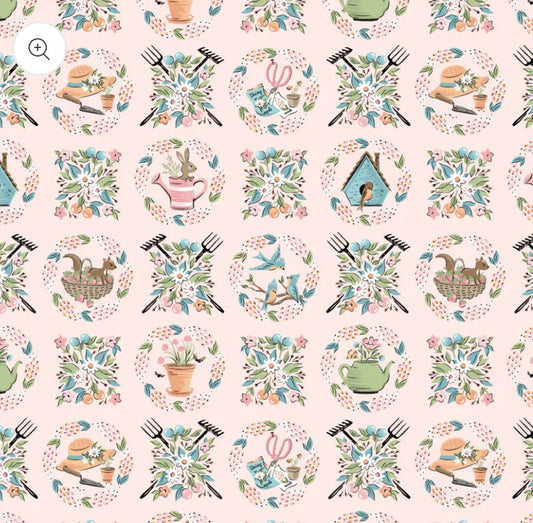 Poppie Cotton | Garden Party | Sweet Wreaths Blush