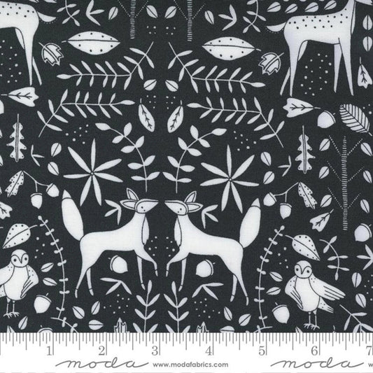 Moda Nocturnal Gingiber Deer Forest Black
