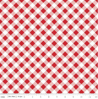 Riley Blake Sew Cherry 2 by Lori Holt - Red