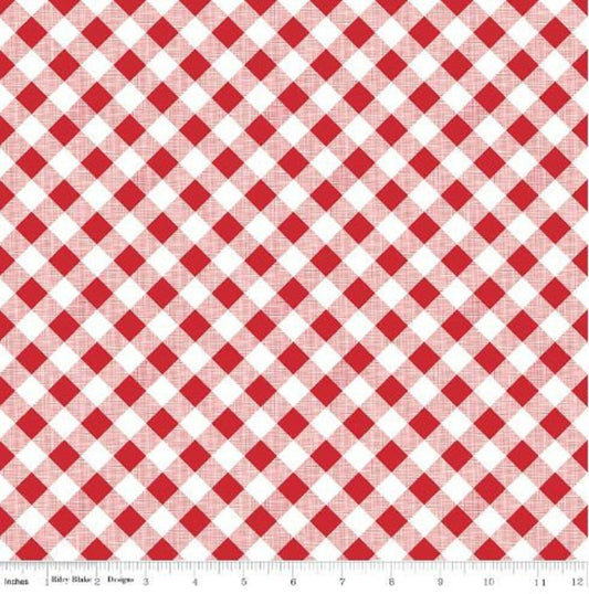 Riley Blake Sew Cherry 2 by Lori Holt - Red