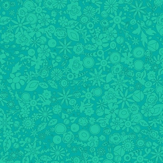 Sun Print 2024 by Alison Glass Woodland Teal