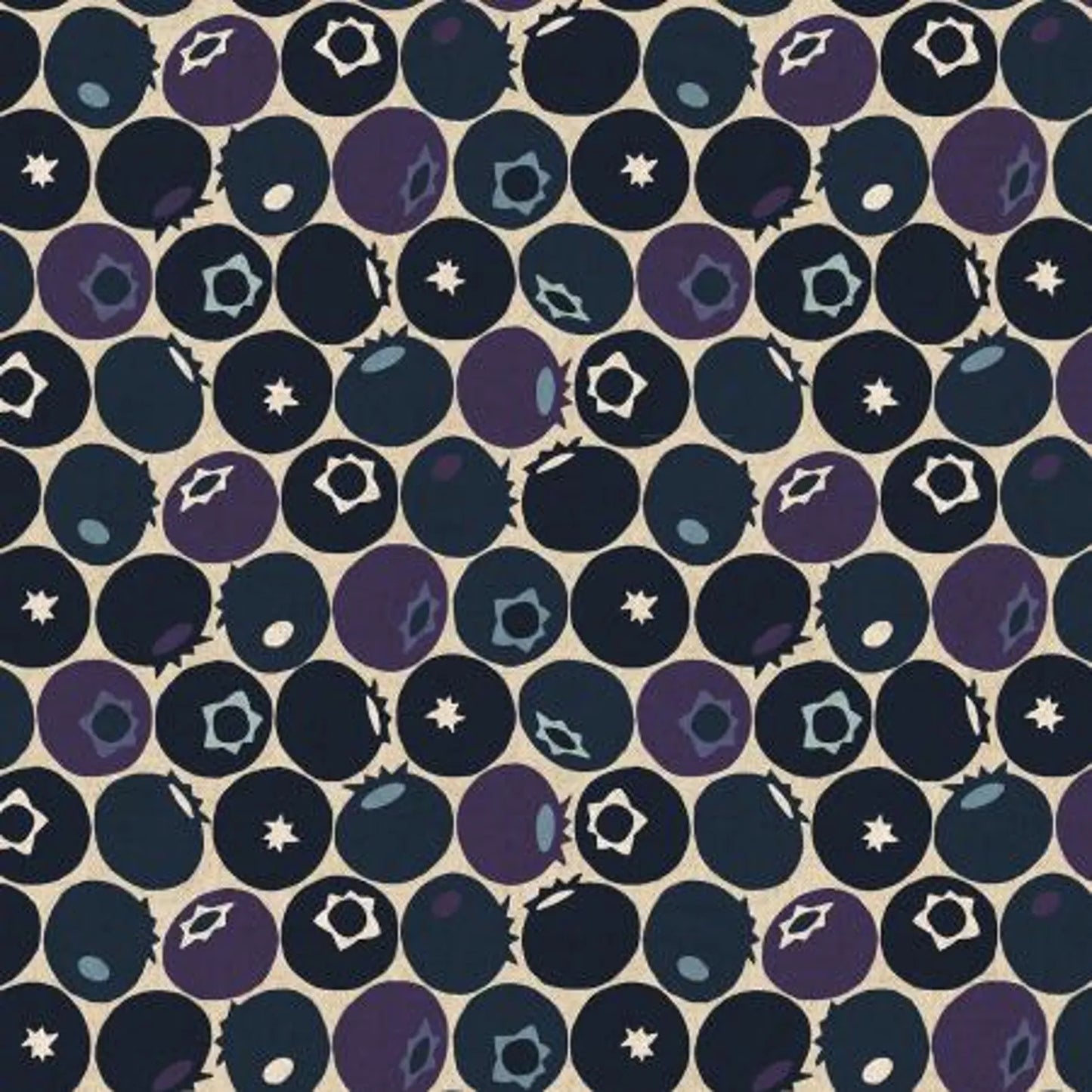 Cotton + Steel | Under The Apple Tree | Blueberry | CANVAS