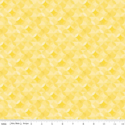 Riley Blake | New Box of Crayons | Kaleidoscope | Yellow