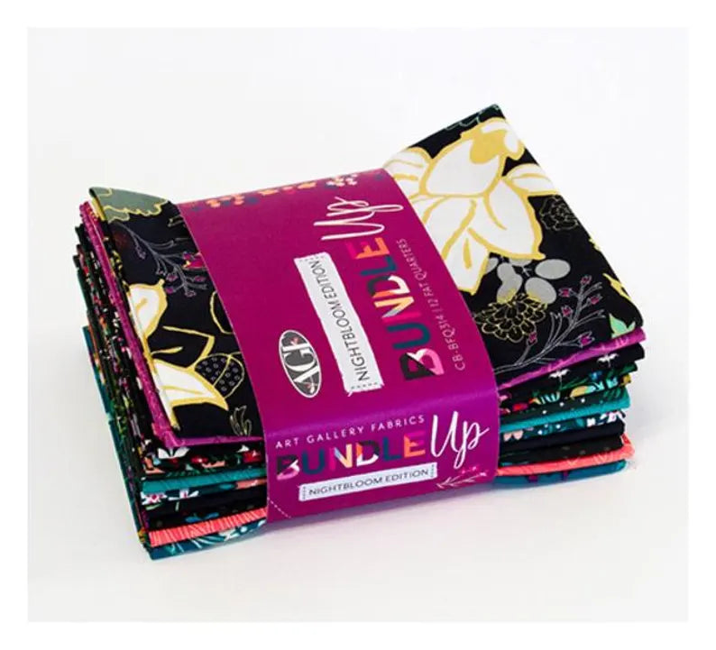 Fat Quarter Bundle (12) | AGF | Nightbloom Edition | Bundle Up