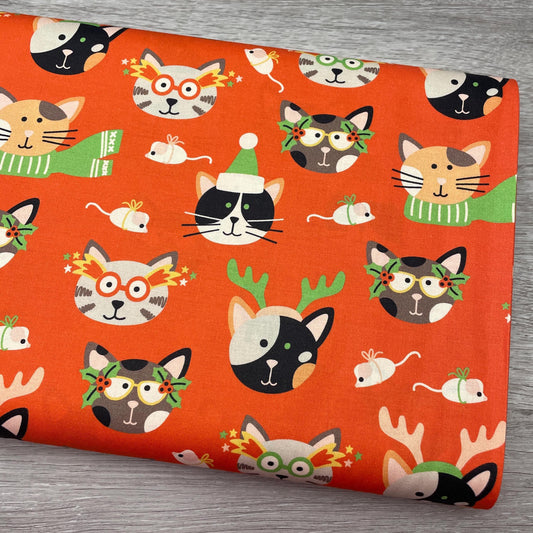 Paintbrush Studio | Christmas Friends | Cat Masquerade | Red