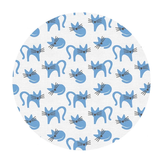 Paintbrush Studio | Animal Kingdom | Cat | Blue |White