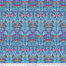 Free Spirit | Kaffe x Morris & Co. | Bluebell | Purple