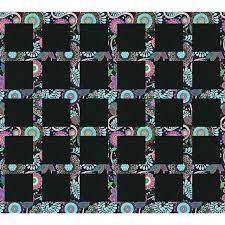 Benartex | Endless Square Charcoal