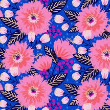 Paintbrush Studio | Vibrant Blooms | Dahlia Party | Dark Blue
