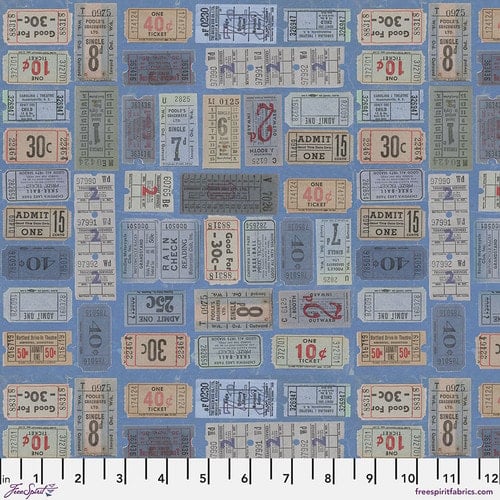 FreeSpirit | Tim Holtz | Palette Indigo | Indigo Tickets | Indigo